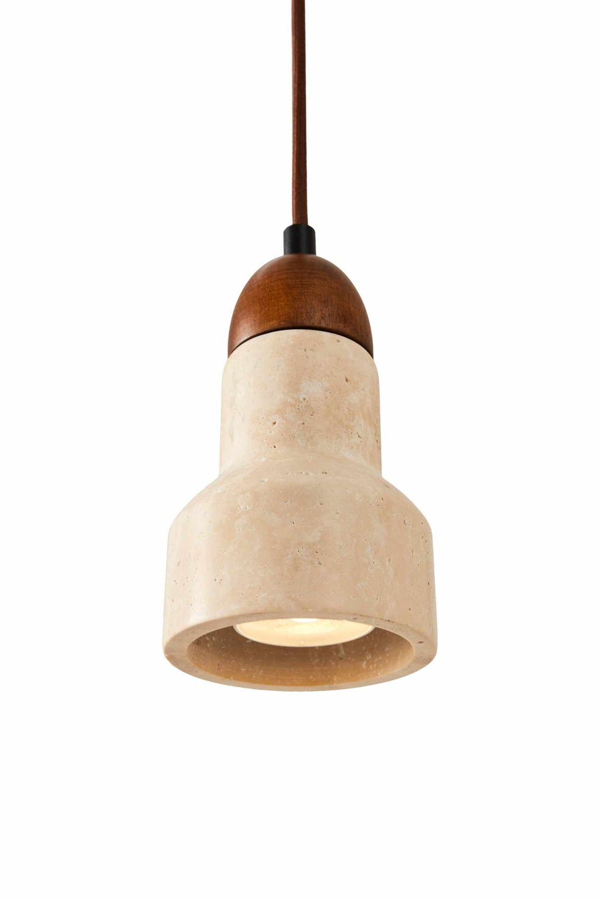 Suizo - Tapa de travertino de nogal beige
