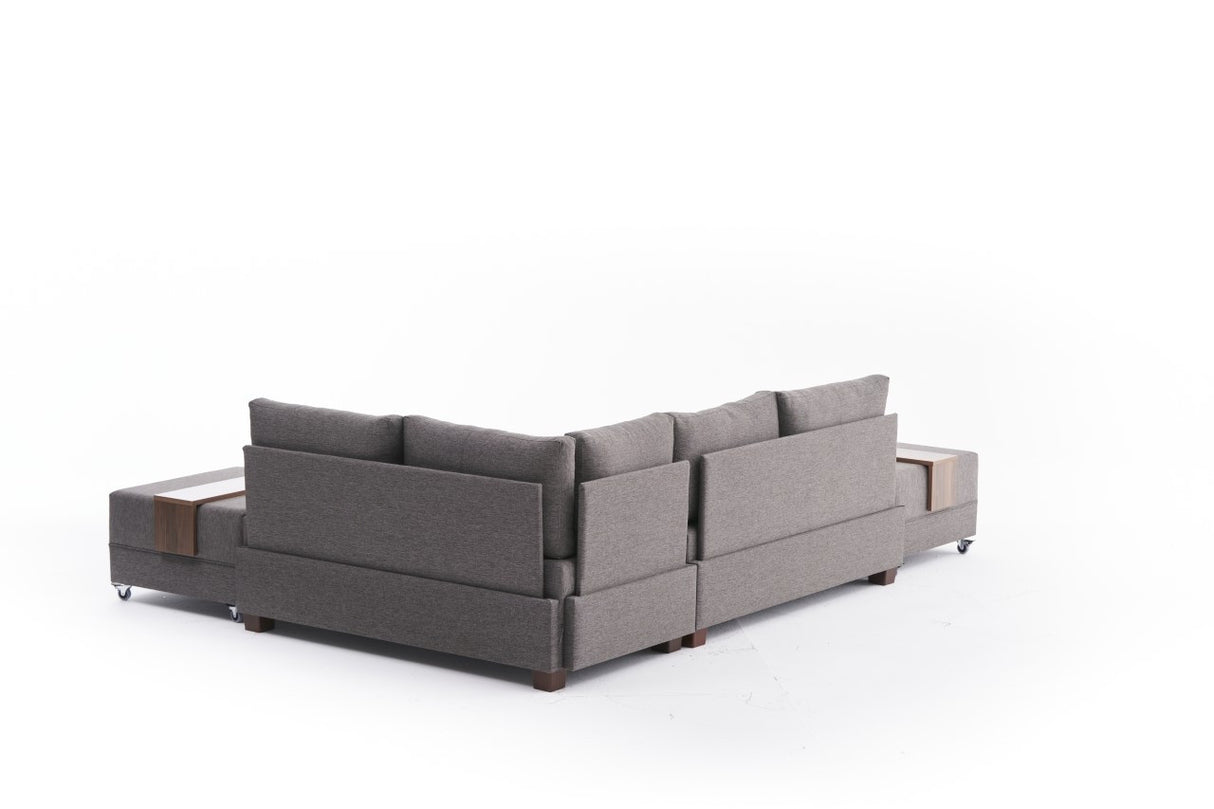 Sofá cama tela topo - XXL 280 x 210 - Derecha - Fly