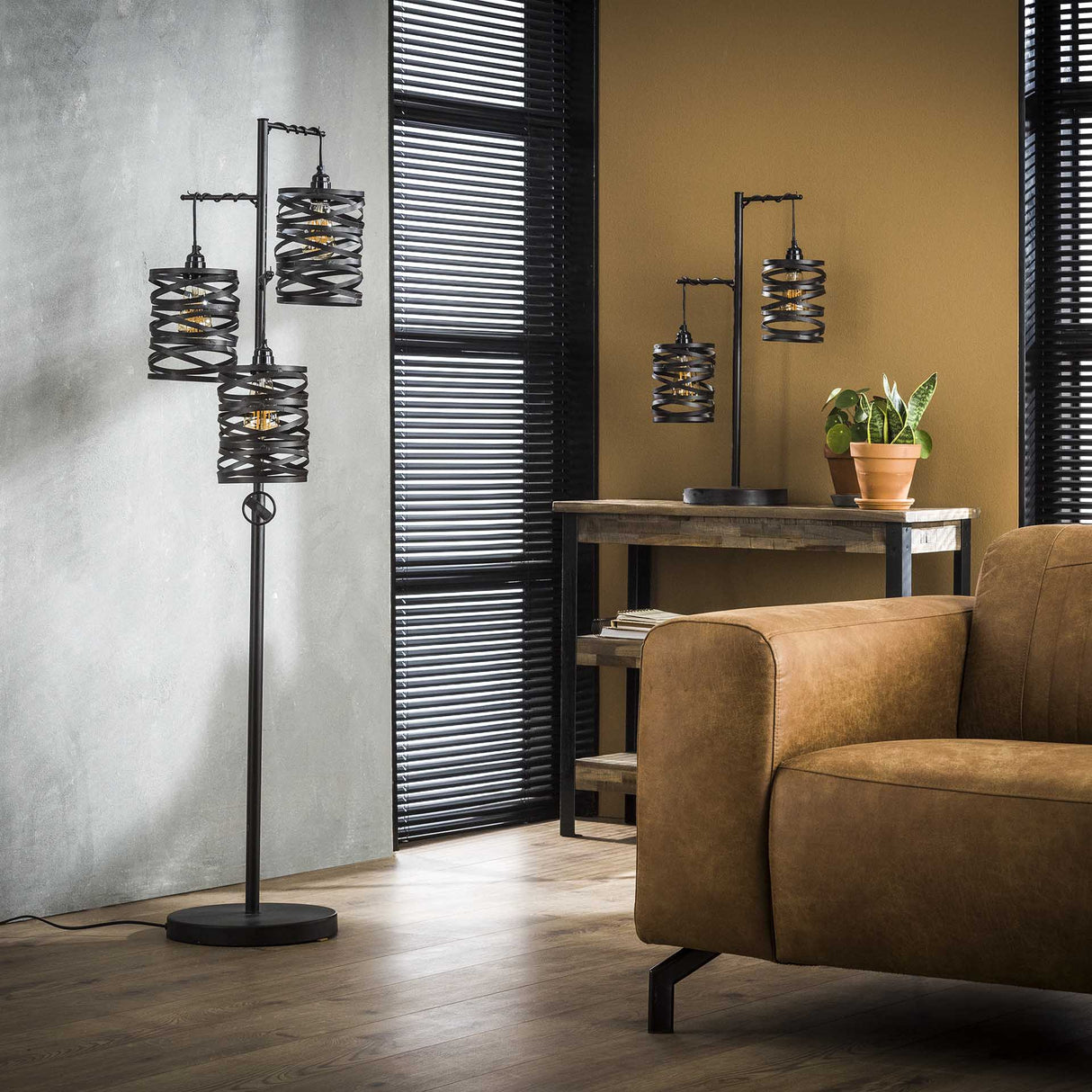 Lámpara industrial de la lámpara de mancha de metal de 3 luces gris