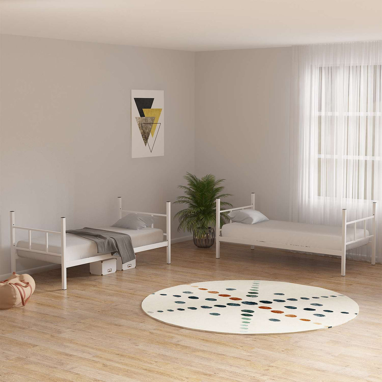 Litera para Niños - Blanca - 190x90 cm