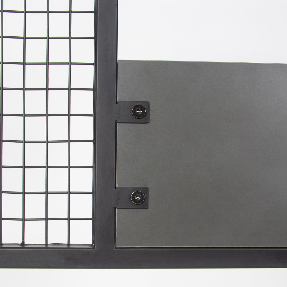 Mueble de guardarropa Perchero Antracita Melamina Novad - Con estantes