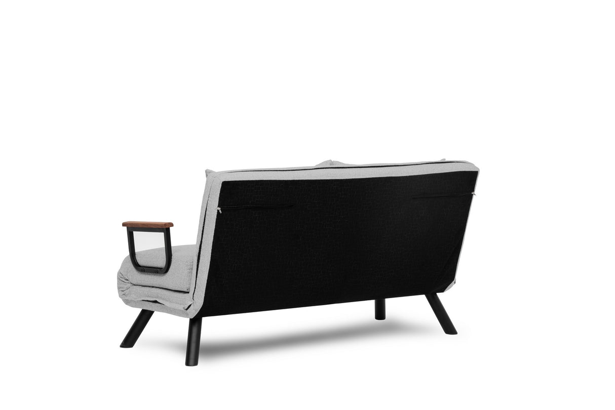 Sofá cama Gris Bouclé 2 plazas - Sando