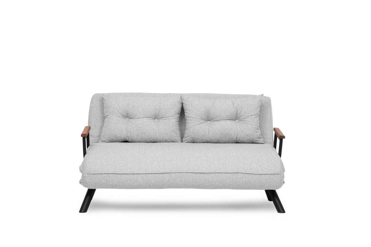 Sofá cama Gris Bouclé 2 plazas - Sando