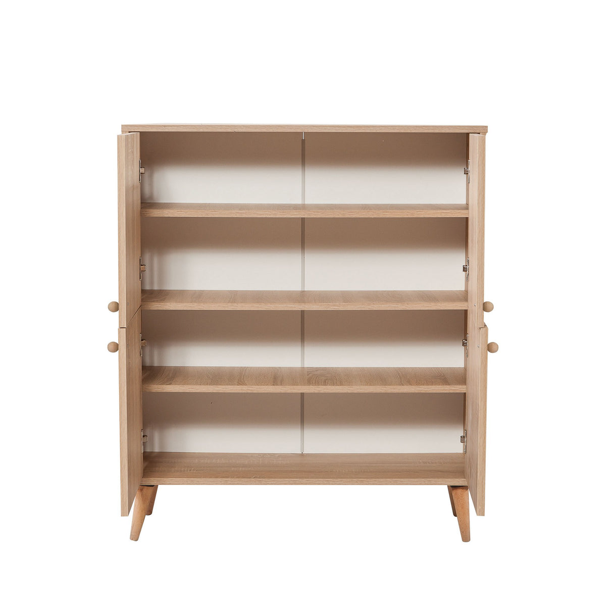 Wandkasten - Wandkast Multilux Sonoma Eik Melamine 95x111x36 cm - Dimehouse