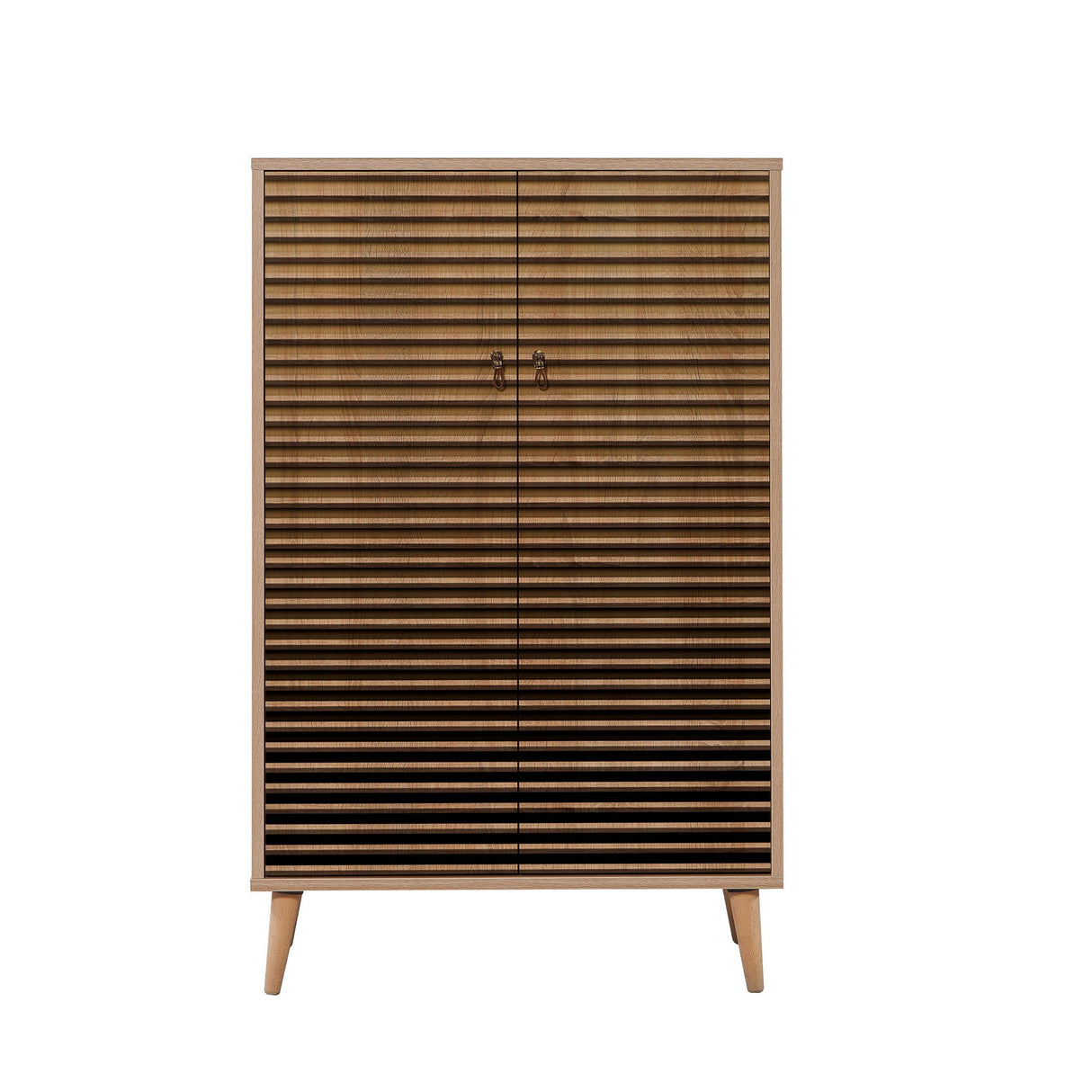 Wandkasten - Wandkast Multibox Sonoma Eik Melamine 80x127x36 cm - Dimehouse
