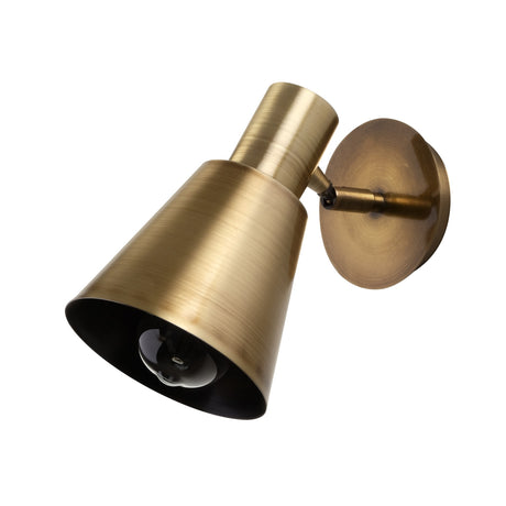 Aplique de metal color cobre Velora