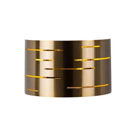 Lámpara de pared de 1 luz en metal color bronce Mesa