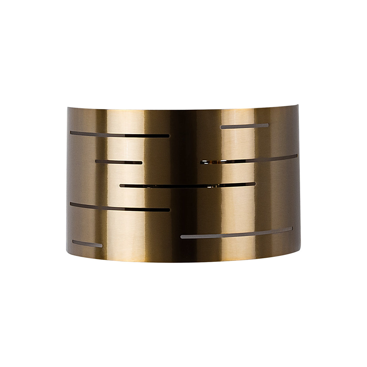 Lámpara de pared de 1 luz en metal color bronce Mesa