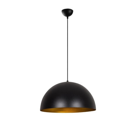 Lámpara colgante 50 cm Negro Dorado Metal Echelon