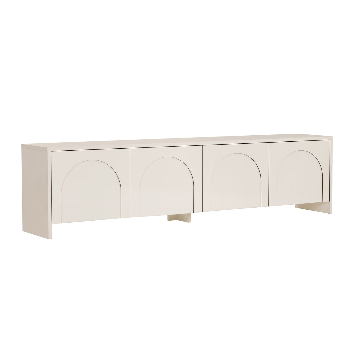Mueble TV Aurelia crema 180 cm madera melaminada