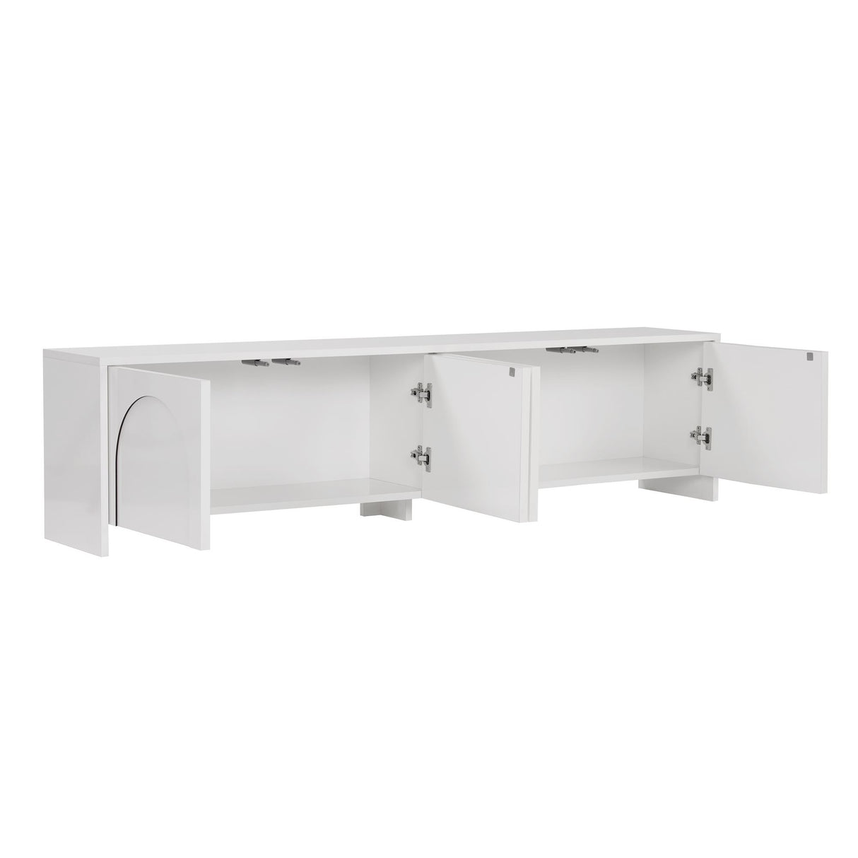 Mueble TV Aurelia blanco 180 cm madera melaminada