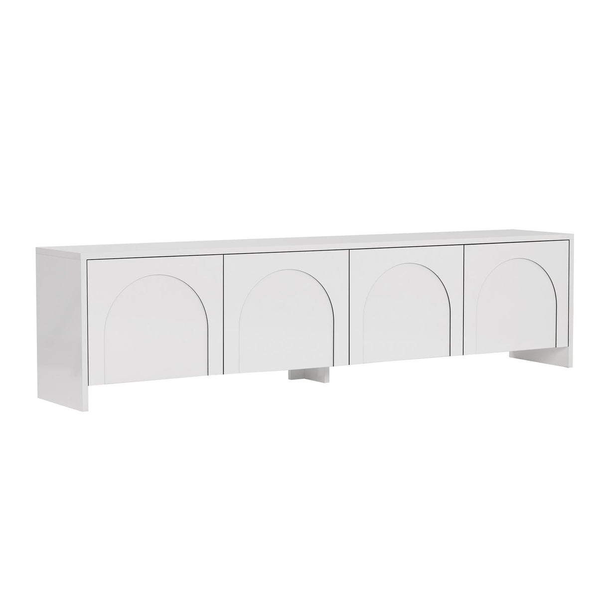 Mueble TV Aurelia blanco 180 cm madera melaminada