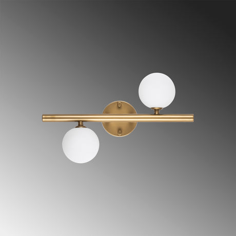 Lámpara de pared Oro Cristal Helios