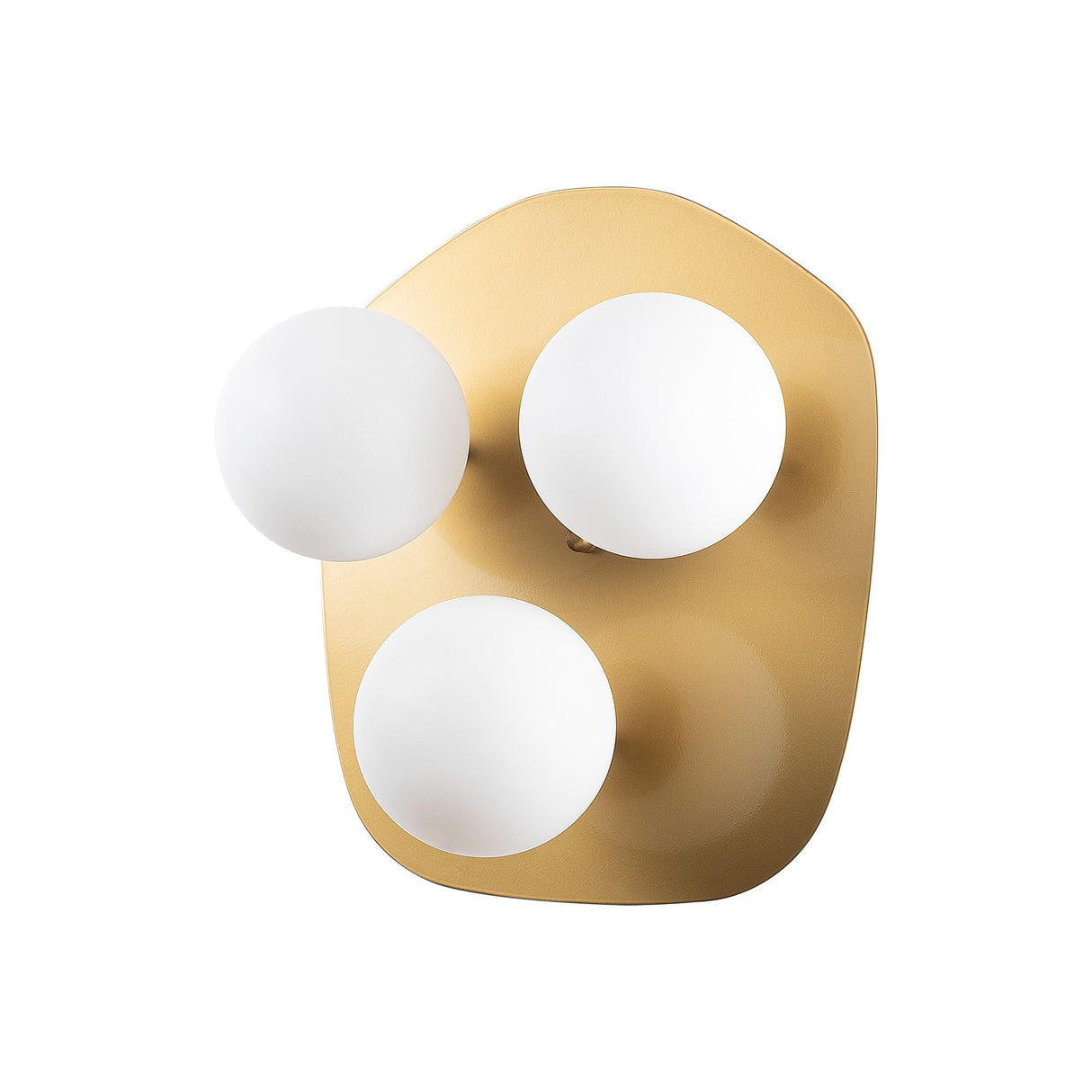 Aplique de pared 3 luces Dorado Cristal Axel