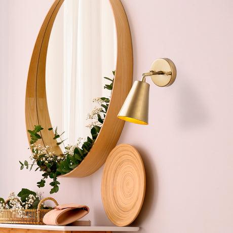 Aplique de pared Oro Vidrio Glacier