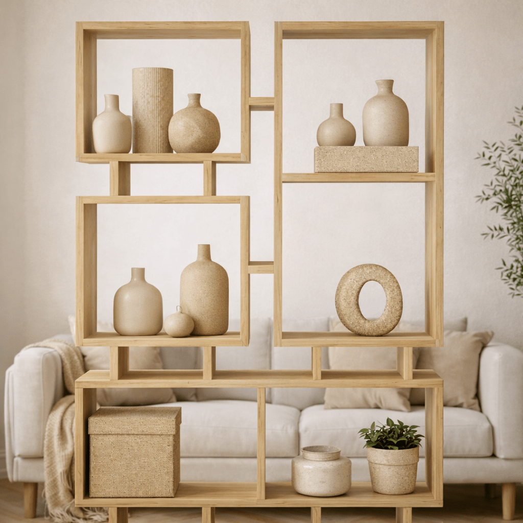 Boekenkasten - Boekenkast Rail Eik Melamine 79x166,5x24 cm - Dimehouse