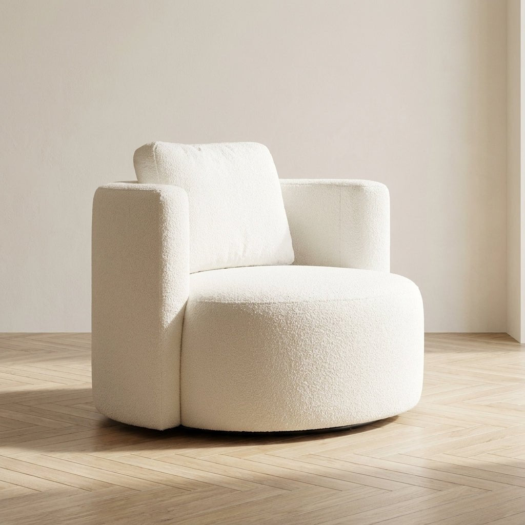 Sillón Asos Cream foto atmosférica en un interior moderno