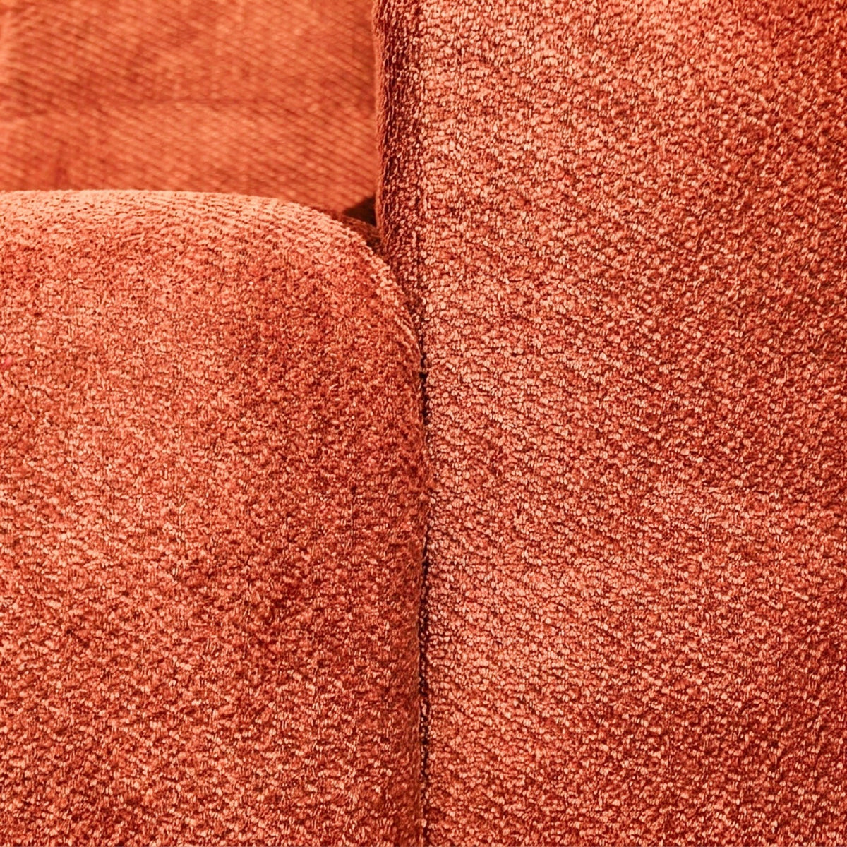 Banken-Hoekbank met lounge koper bouclé stof Nova - links-Dimehouse