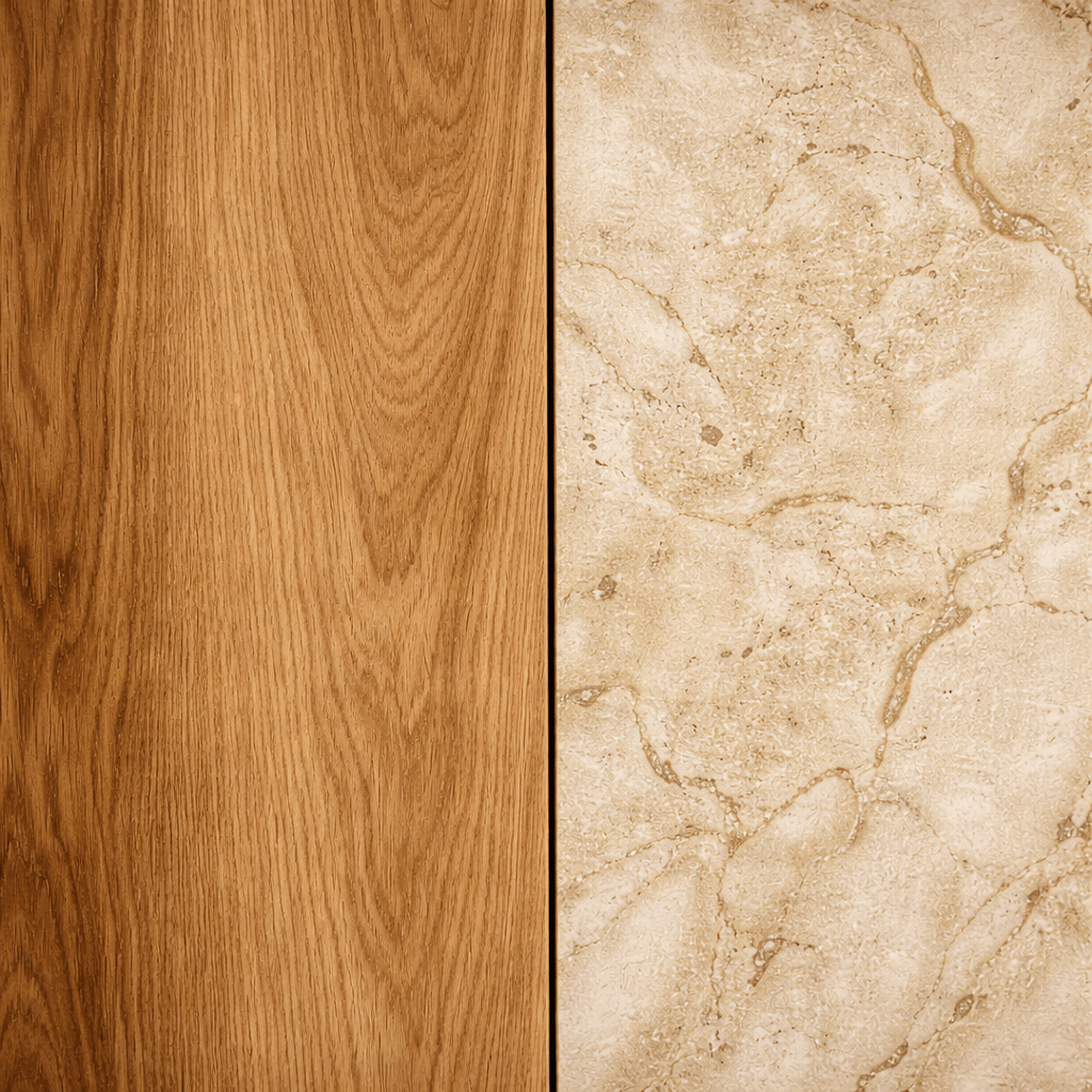 Dressoirs - Modern Dressoir Travertin - Walnootlook Melamine Diana 180 cm - Dimehouse