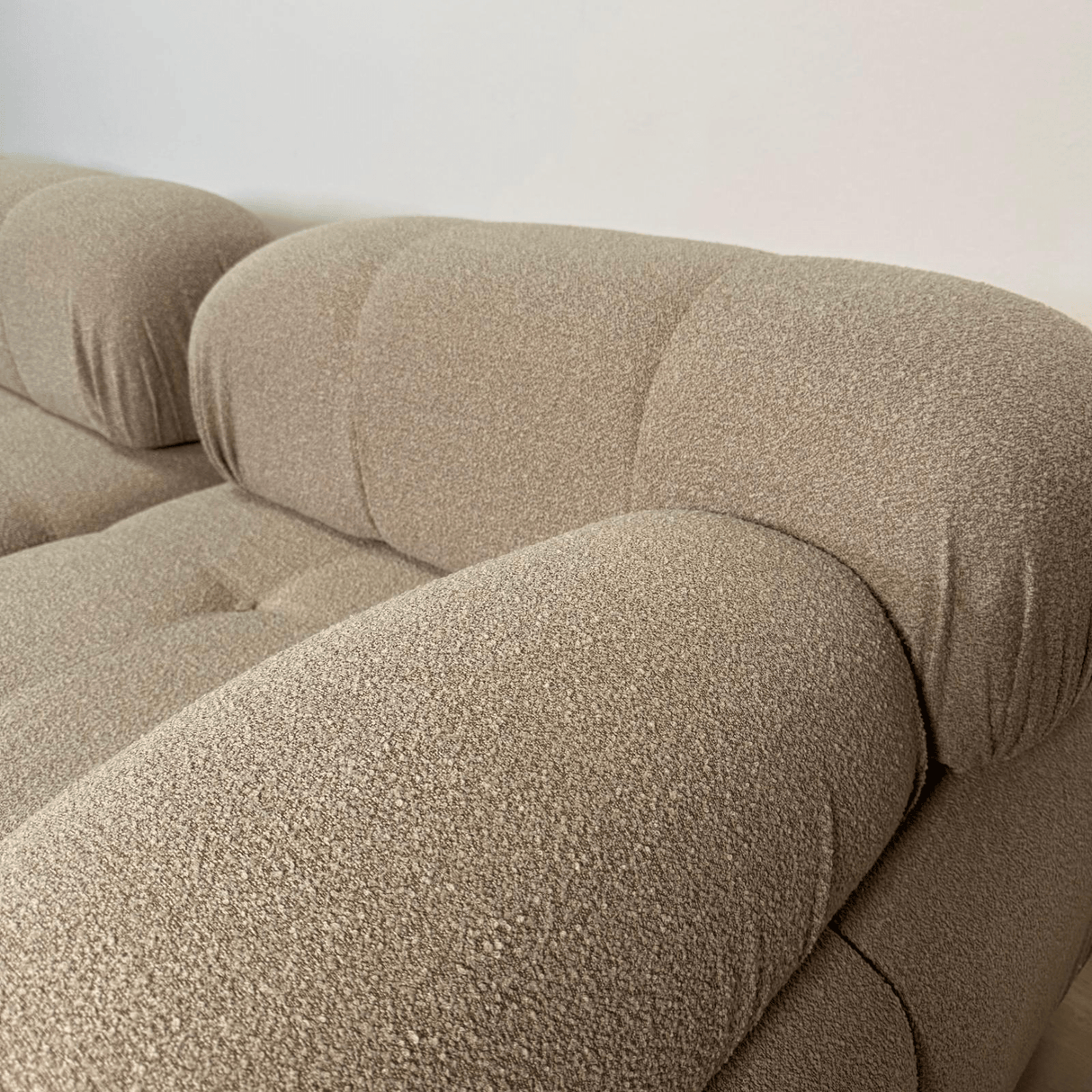 Banken - Modulaire bank 3 - zits met hocker Doblo beige - Dimehouse