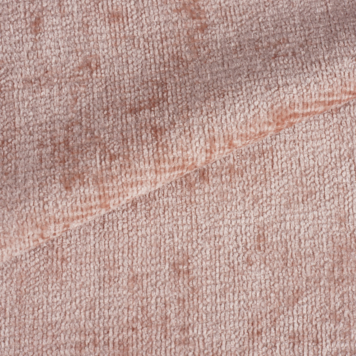 Juego de 4 Sillas de Comedor Escandinavas de Chenilla Rosa Viejo Swift - Sin Reposabrazos