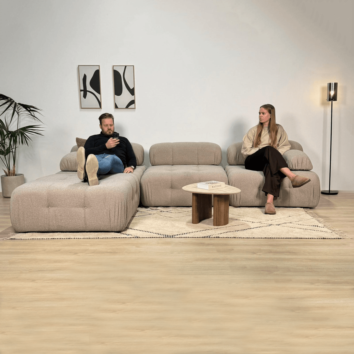 Modular Bank Doblo Beige