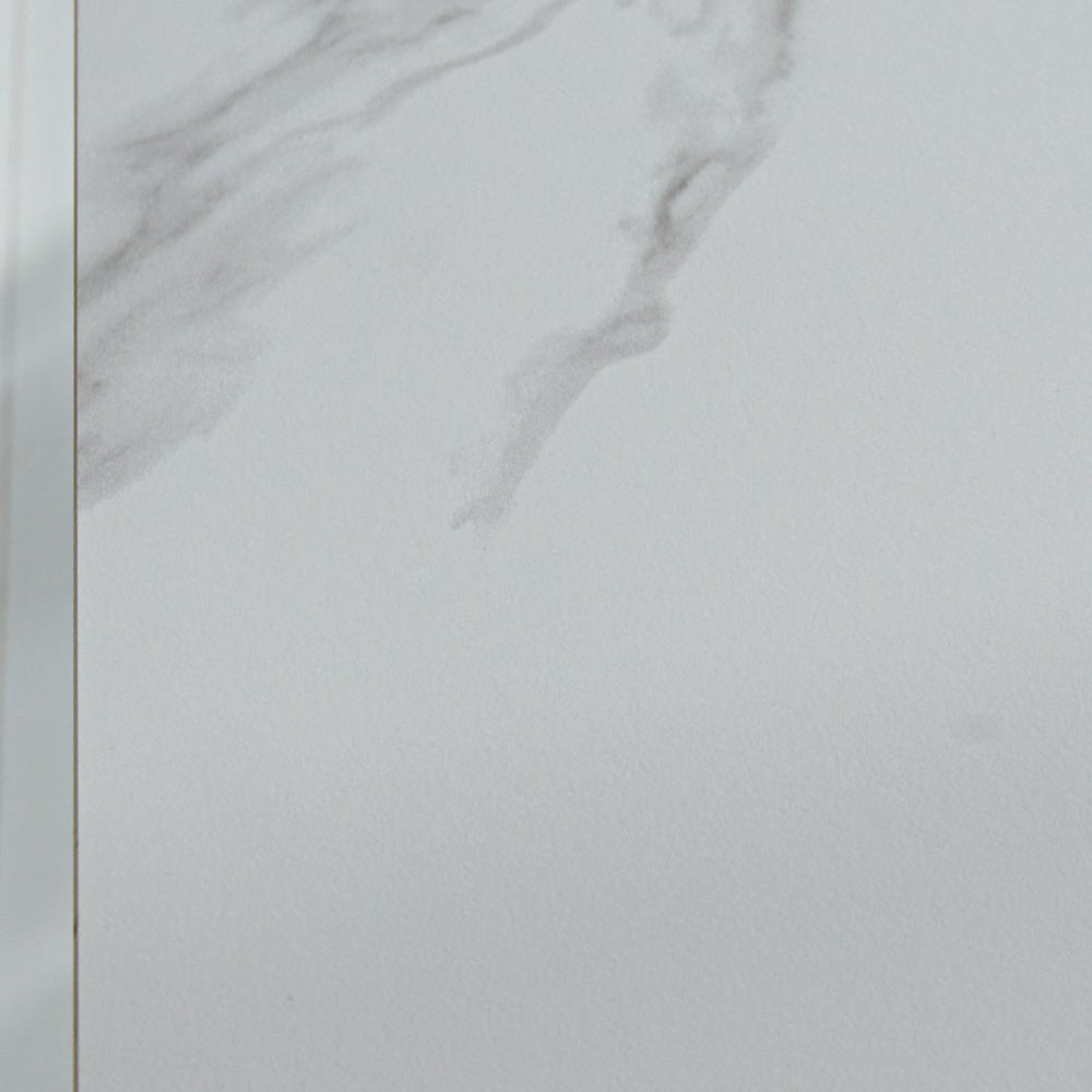 Eettafel Edin White Dimehouse Wit LxBxH 161x92x11 Sintered stone Sfeerfoto detail