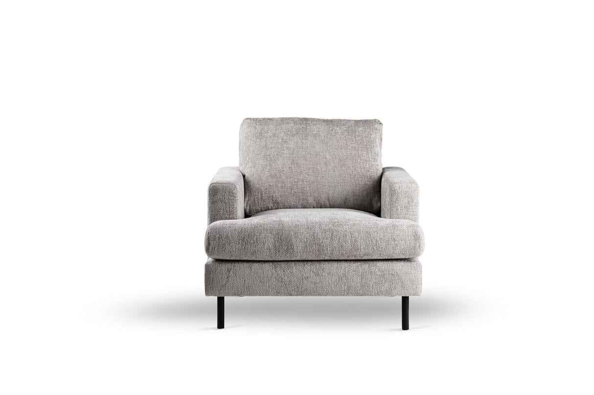 Sillón Faya DH Interior Beige Blanco foto vista frontal