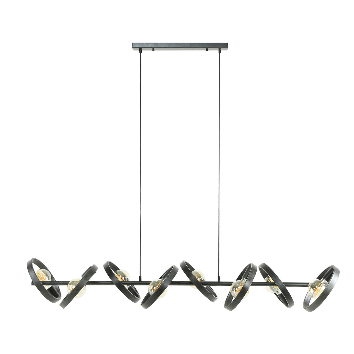 Lámpara colgante Otan DH Interior Charcoal L x An. x Al. 168x44x19 Metal Blanco foto vista frontal