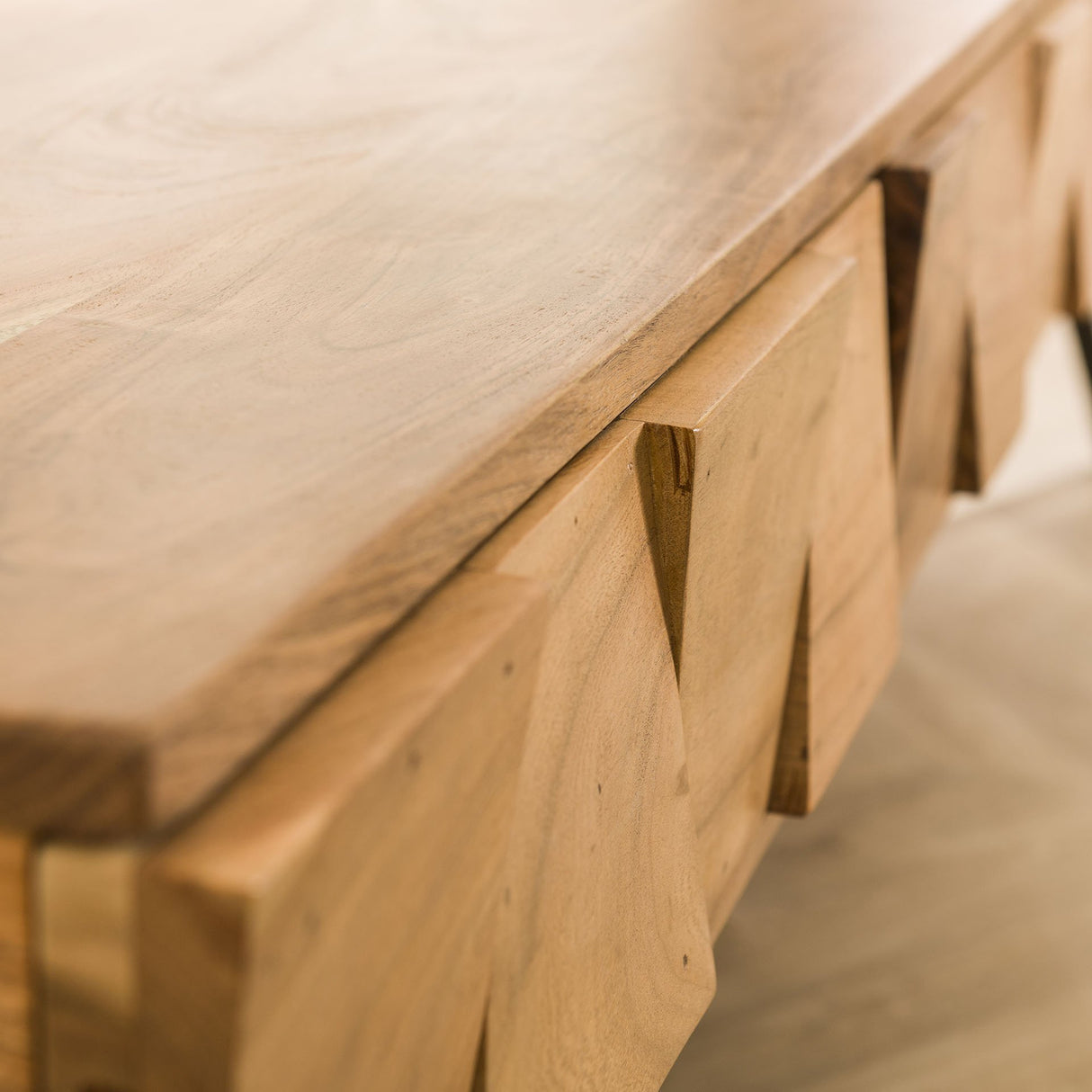 Tocador Alisa DH Interior Acacia L x An x Al 125x46x23 Madera de acacia Blanco foto detalle