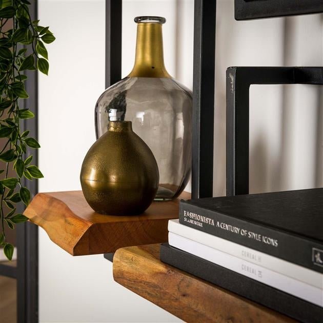 Estante de pared Aberdeen DH Interior Acacia L x An x Al 105x36x13 Madera de acacia Detalle fotográfico atmosférico