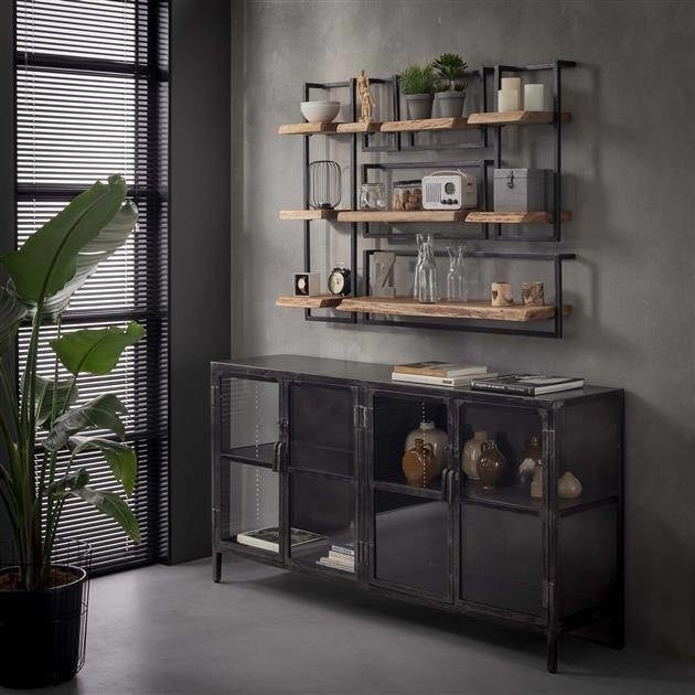 Estante de pared Aberdeen DH Interior Acacia L x An x Al 65x32x12 Madera de acacia Foto atmosférica en situación