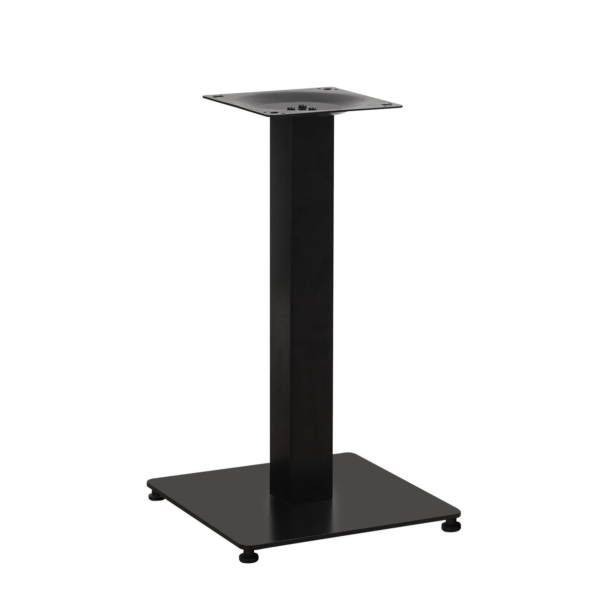 Marco Bistro 40 cm Dimehouse Vista frontal en diagonal para fotografía Negro L x An x Al 66x9x9 Metal Blanco