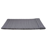 Colchón inflable para 2 personas con sistema de inflado incorporado 205x140x10 cm Dimehouse Gris L x An x Al 33x17x17 Nylon Blanco foto vista lateral