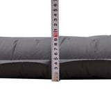 Colchón inflable para 2 personas con sistema de inflado incorporado 205x140x10 cm Dimehouse Gris L x An x Al 33x17x17 Nylon Blanco foto detalle