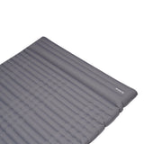 Colchón inflable para 2 personas con sistema de inflado incorporado 205x140x10 cm Dimehouse Gris L x An x Al 33x17x17 Nylon Blanco foto detalle