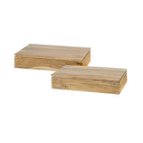 Nachtkastjes Arlo Set van 2 – Massief Acacia met Lade