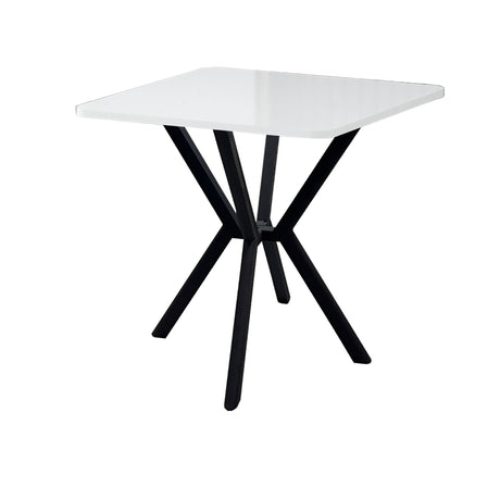 Elma eettafel wit 70 x 70 cm Melamine gecoat hout