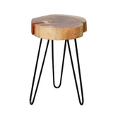 Mesa auxiliar Arbor DH Interior Acacia L x An x Al 68x38x12 Madera de acacia Blanco fotografía vista frontal