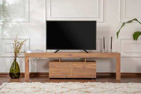 Mueble de TV de melamina natural Vertex 50x180x31,3 cm 