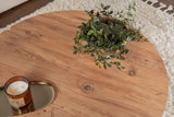 Salontafels - Ronde Salontafel Moari Atlantisch Dennenhout Melamine 90 cm - Dimehouse