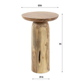 Bijzettafel Nova - Massief Acaciahout - 55 cm Hoog