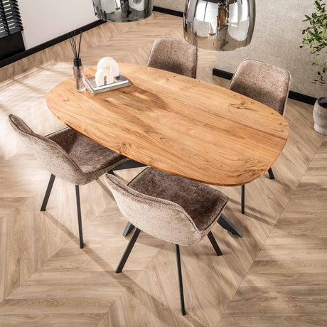 Tavon Eettafel 150x90 Massief Acacia