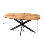 Mesa Tavon 150x90 de Acacia Maciza 