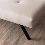 Sofá cama Zoly Crema Tela 3 plazas - 180 cm - Sin reposabrazos - Zoly