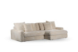 Sofá Nia DH Interior Beige Blanco foto vista frontal diagonal