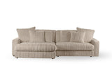 Sofá Nia DH Interior Beige Blanco foto vista frontal