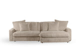 Sofá Nia DH Interior Beige Blanco foto vista frontal