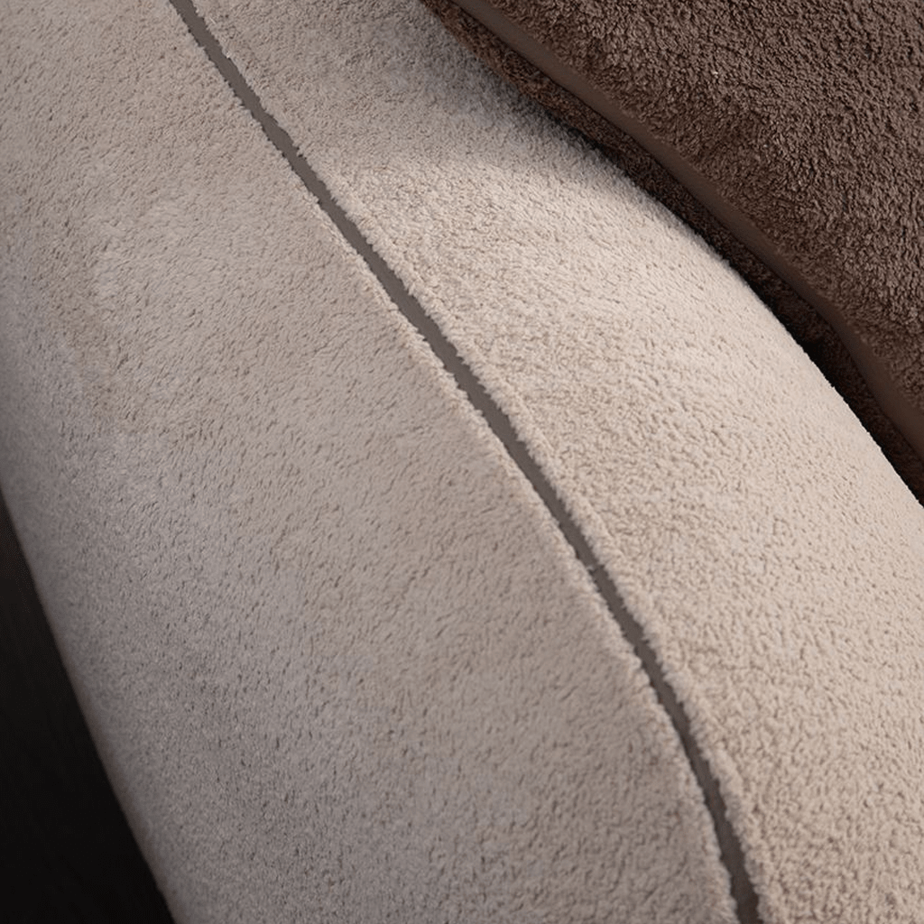 Banken - 5 - zitsbank Grande – Crème Bouclé – 345 cm – Bellagio - Dimehouse