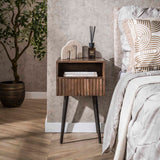 Nachtkastje Dex Acaciahout Drift Brown - 1 Lade